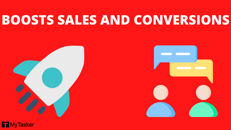 BOOSTS SALES AND CONVERSIONS
